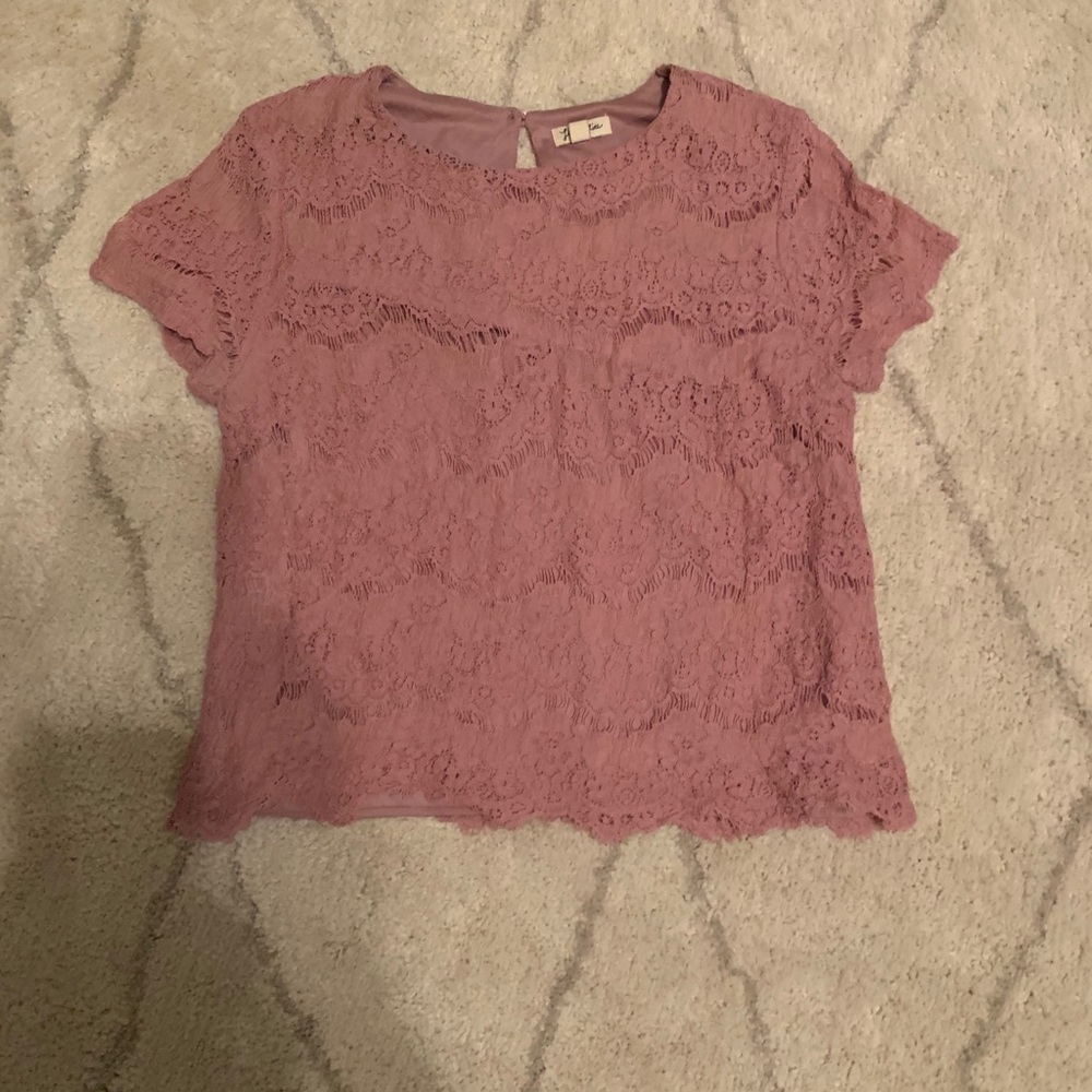 Pink Laced top